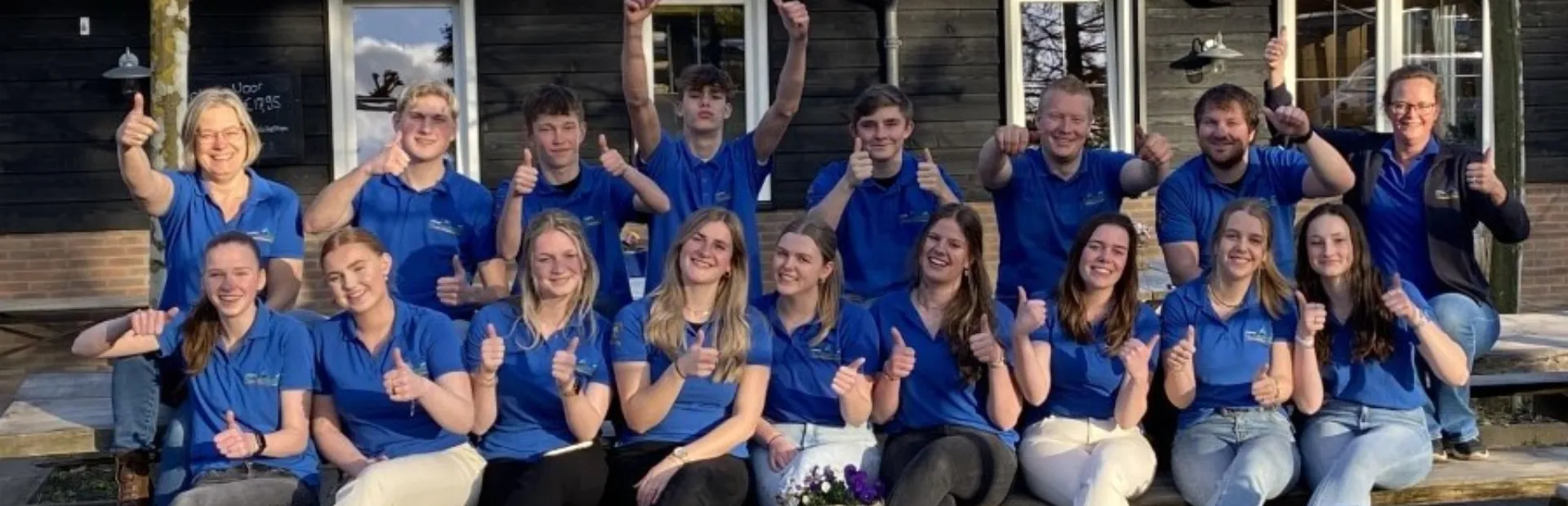 Personeel groepsfoto horeca bijeenomst 2023