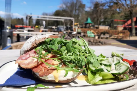 Broodje Geitenkaas terras