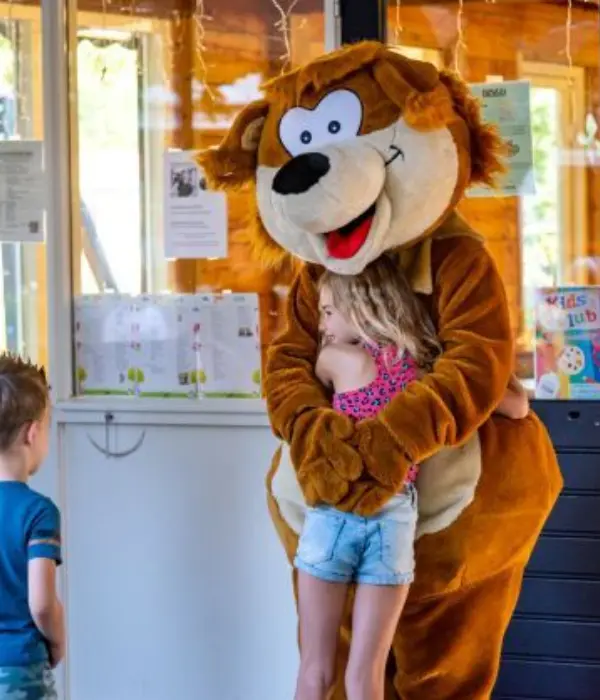 Heggie knuffelt recreatie