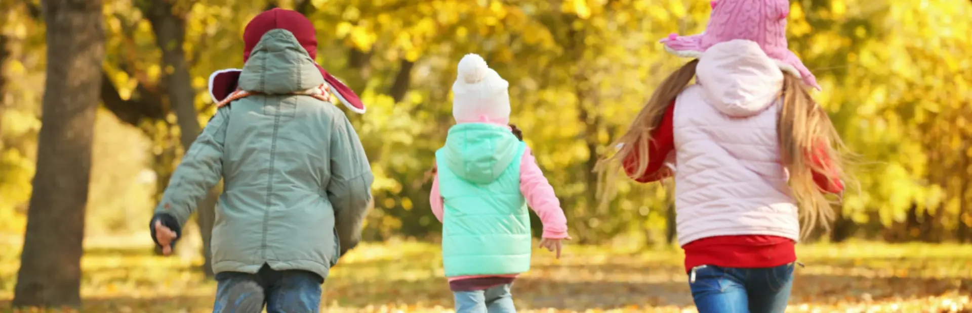 Kinderen in het bos