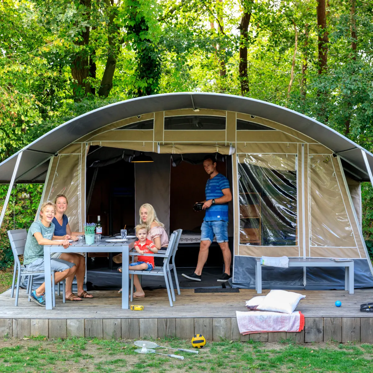 Lodgetent H48 kamperen 3